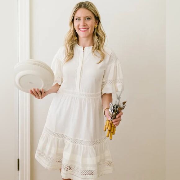 Marie Oliver Silk Blend Dress - Picture 1 of 5